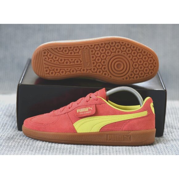New! Size: 5.5 Women | PUMA Palermo | Color: Salmon/Lime Sheen/Gum | 397643-22 - Picture 14 of 16